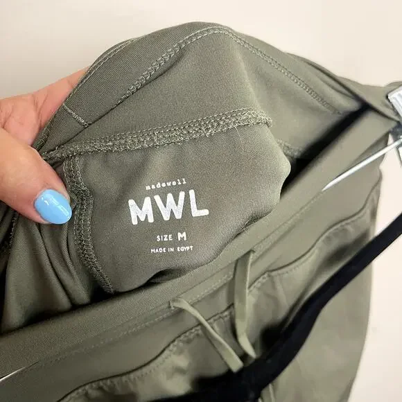 Madewell MWL Flex Skinny Joggers In Capers Pullon Comfort Sz M - Picture 5 of 6